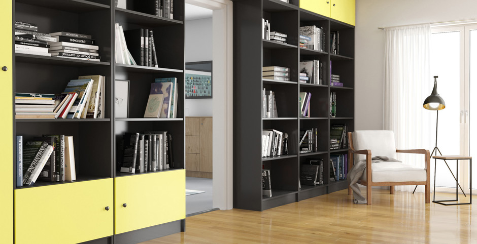 Funkcjonalne regały biblioteczne na co dzień