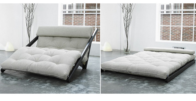 Sofa rozkładana z materacem futon
