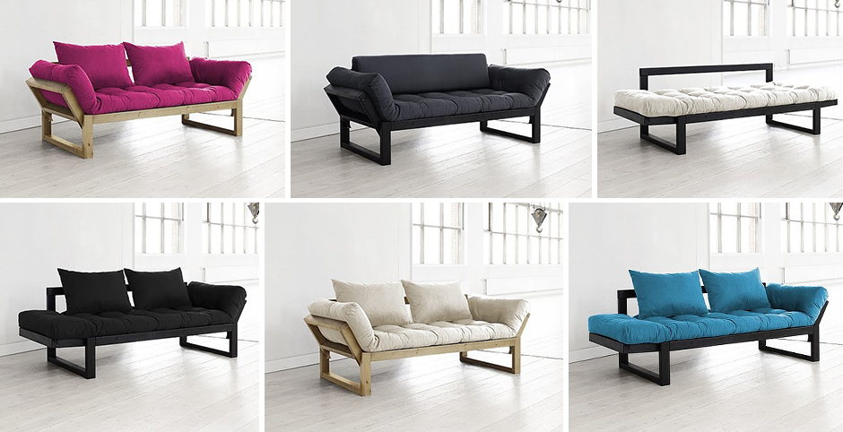 Sofa rozkładana z materacem futon