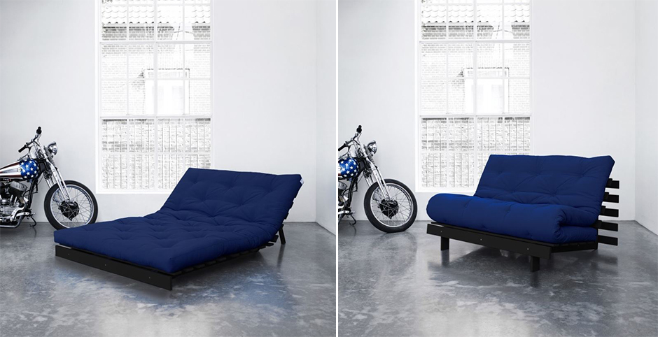 Sofa rozkładana z materacem futon
