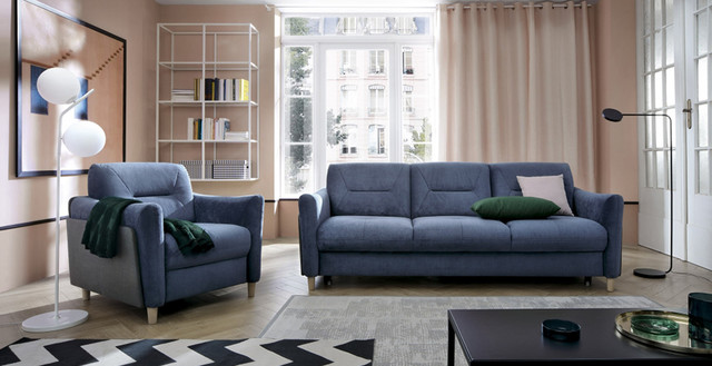 elegancka tapicerowana sofa...