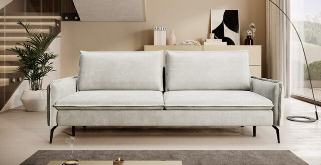 Sofa ze sprężynami falistymi