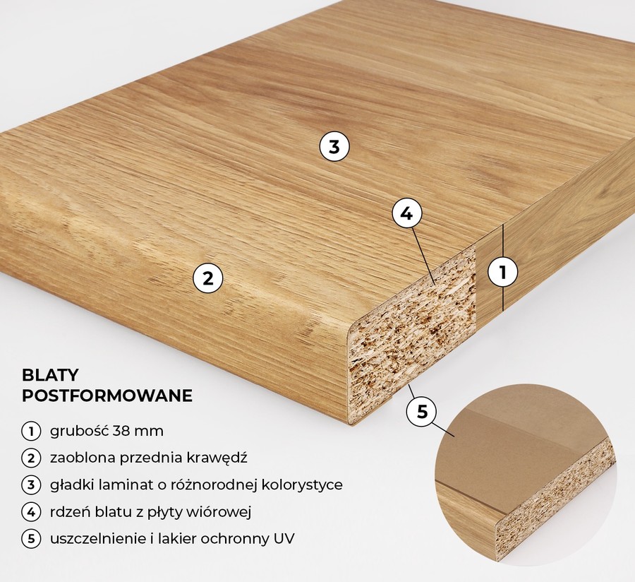 Blat kompaktowy Forner BB101 Marmur 4200x1620x12 mm